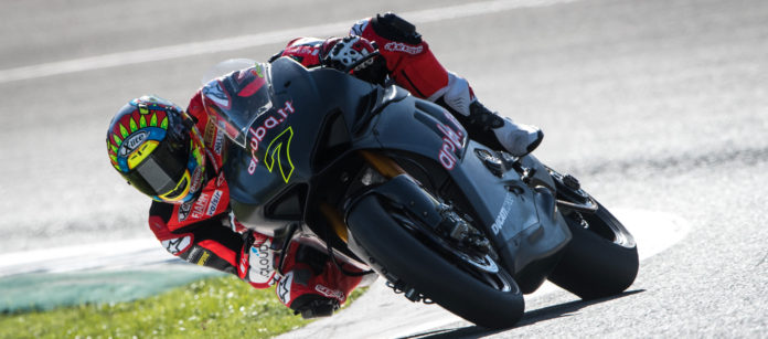 WSBK test Herez - Prvi pravi test za Panigale V4R