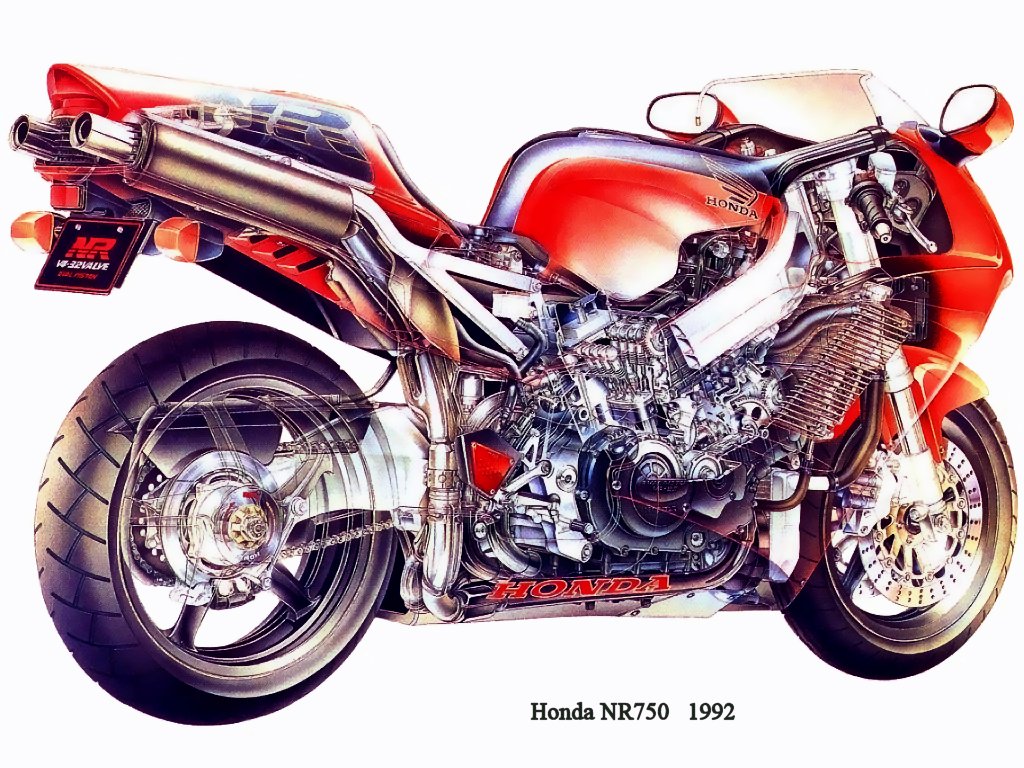 Honda NR750 motocikl ispred svog vremena