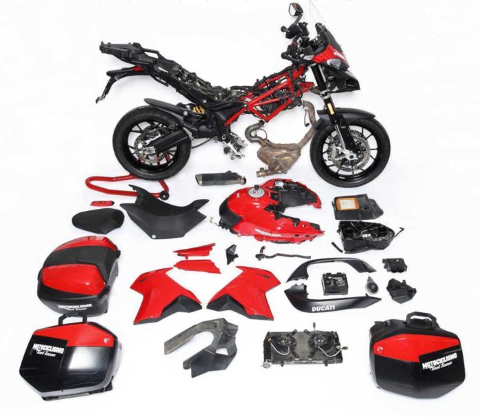 Ducati Multistrada 950 rastavljena do detalja