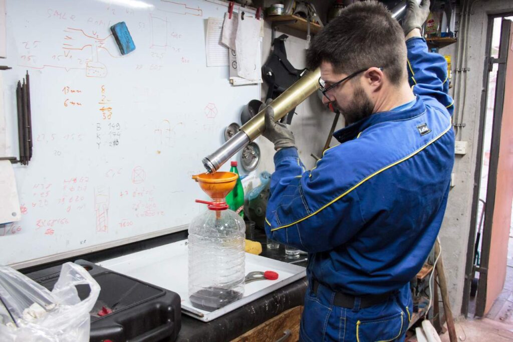 Kove 450 Rally servis prednje viljuške