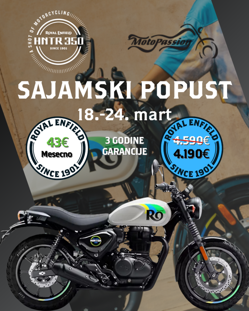 Royal Enfield sajamski popusti na odabrane modele