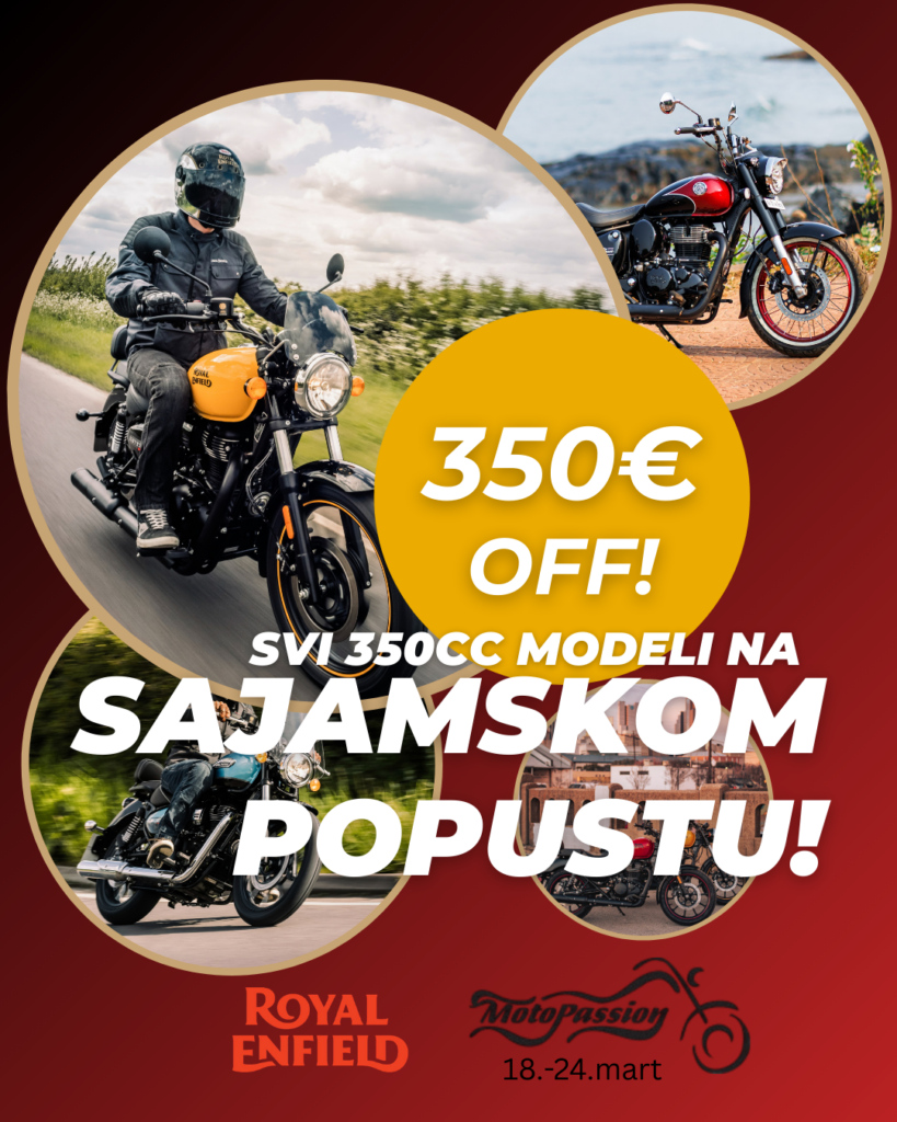Royal Enfield sajamski popusti na odabrane modele